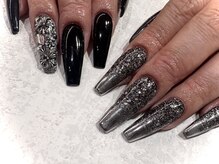 エスネイル 大宮店(es NAIL)/長さ出しシンプルアート