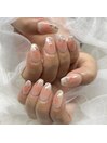 ちゅるんチークネイル