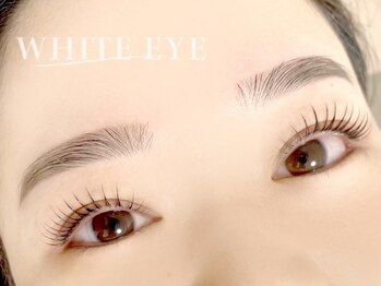 ホワイトアイ 中崎町(WHITE EYE)の写真/【美眉スタイリング+まつげパーマ】ナチュラルで甘めの愛され目元に＊忙しい朝のメイクも時短に！