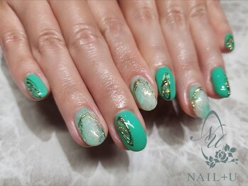 ネイルプラスユウ(NAIL+U)/爽やかネイル