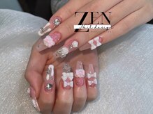 ゼン ネイル デザイン 池袋(ZEN NAIL DESIGN)/* 長 さだしやり放題×つけ放題