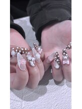 ルーミー アンド コー(Roomy&co.)/薔薇ネイル