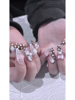 ルーミー アンド コー(Roomy&co.)/薔薇ネイル