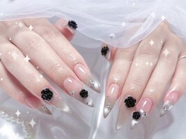 マグネットフレンチネイル　７