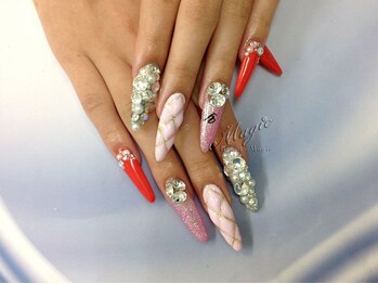 ネイルサロン ビューティーマジック 川口店/キルティング デコネイル