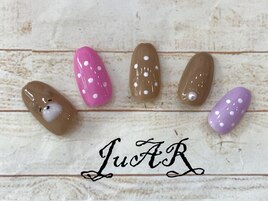 クマちゃんネイル