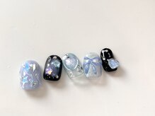 ネイルメゾン 天神店(NAIL MAISON)/スターリボンキラキラ￥12500
