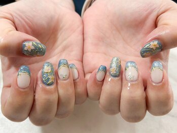 テラス(TERRACE)/手描きフラワーデザイン