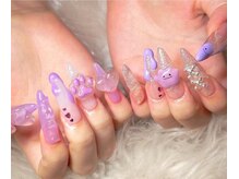 ネイルズゴーゴー 新宿店(NAILSGOGO)/3d 地雷 クリア 量産型