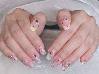 ウメネイルスタジオ(UME NAIL STUDIO)/長さだしやり放題×つけ放題