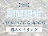 【7/29限定】眉スタイリング通常6600円（メイク無し・再来・口コミ必須）A