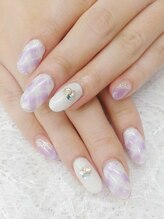 ネイリシャス(NAILICIOUS)/パステル☆ふんわりチェック