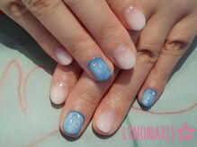 リノネイルズ(linonails)/☆デニムネイル☆
