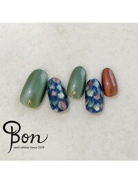シェラックネイルデザイン