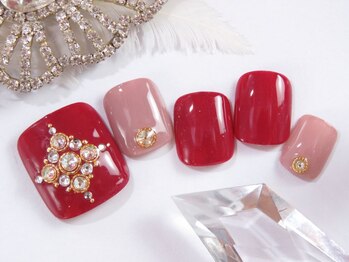 トータルビューティーアンドアズフローラ(Total Beauty & a`s Flora)/ストーンアートネイル