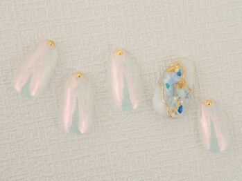 ソウ 難波店 nail salon Sou/オーロラシェルnail