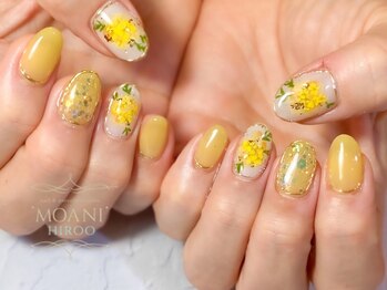 モアニ ヒロオ 渋谷店(MOANI Hiroo)/人気のミモザネイル☆