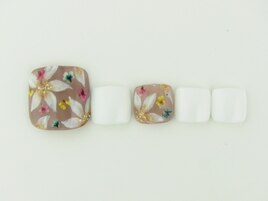 大人フラワーネイル　6600円