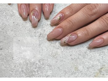アローナ ネイル(Arona nail)/大理石アート