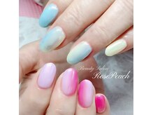 ビューティーサロン ローズピーチ(Rose Peach)の雰囲気（お客様の爪の状態に合わせた「ベースジェルと施術」）