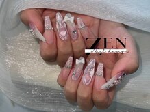 ゼン ネイル デザイン 池袋(ZEN NAIL DESIGN)/* 長 さだしやり放題×つけ放題