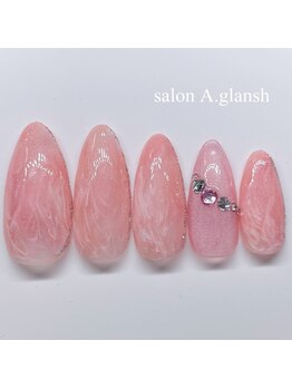 サロン アグランシュ(salon A.glansh)/デザイン豊富☆