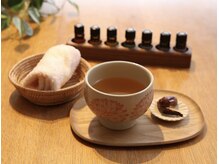 ふじなわ免疫活性堂の雰囲気（施術後の薬膳茶☆）