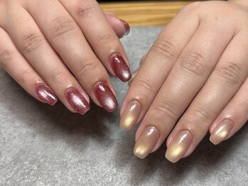 レアネイル(Lea nail)/春のアシンメトリー