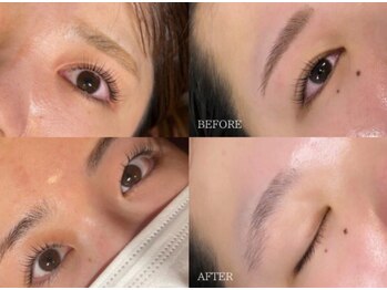 プレジール(plasir)の写真/『すっぴんも可愛い☆』当店新メニュー登場!似合わせまつ毛パーマでお客様の魅力を引き出します◎