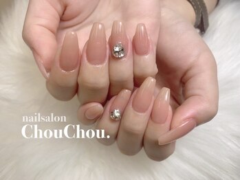 シュシュ(ChouChou.)の写真/人気の韓国ネイル＆ワンホンネイルが得意なサロンが伊勢崎に！パラジェル使用なので持ちも良い♪