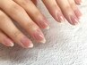 【hand】チークネイル　※ケア込み　¥7500→