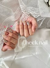 ベルレ(Bellere)/チェックネイル　¥6500