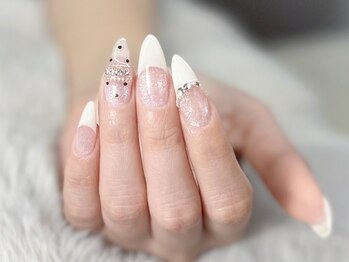 シンプルアートジェルネイル