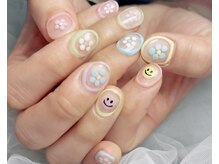 コンサート(Concert)/パステルポップ春ネイル