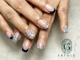 大人気☆リアルツイードネイル