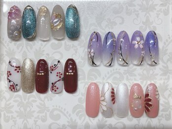 ティーエヌ 本厚木店/和ネイル☆7000円【7700円税込】
