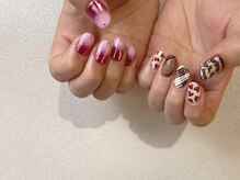 オーク 戸塚(OAK)/アシメ　バレンタインnail