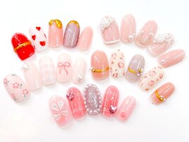 ジェル定額￥7990.8990☆薔薇花