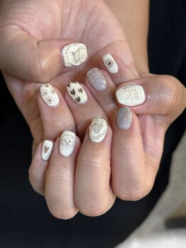 オウル(OWL)/落書きネイル