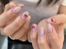 ワンポイントリボン