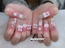 ゼン ネイル デザイン 池袋(ZEN NAIL DESIGN)/* 長 さだしやり放題×つけ放題
