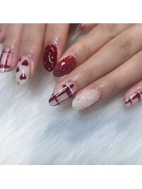 クリスマスネイル