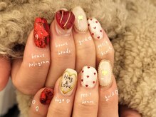 アンテテネイル(ANTETENAIL)/ハートデザインネイル