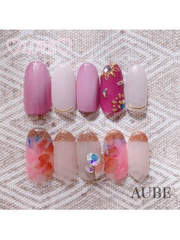 オーブ(AUBE)/風水ネイル　恋愛運