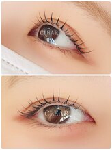 クリア アイラッシーズ アンド ネイルサロン シャイン(CLEAR & SHINE)/目尻は緩やかなカール♪