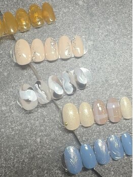 ミニオン 大宮店(minion)の写真/初めての方にもおすすめ◎リーズナブルでも仕上がりに妥協なし！定額デザインで気分が上がる月１ネイルを♪