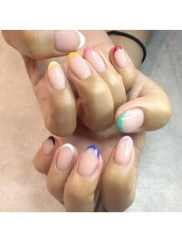 ライブ仕様！カラフルフレンチ