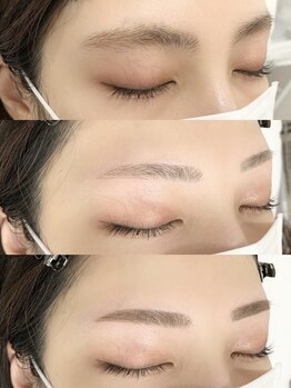 アイブロウメニューがあるサロン