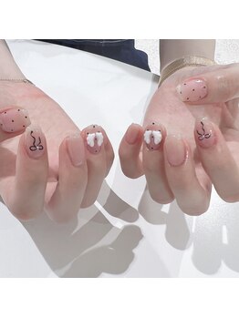 アース 豊橋店(HAIR & MAKE EARTH)/リボンネイル