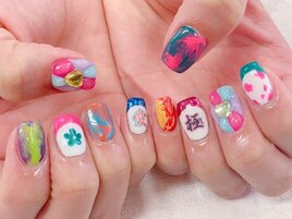 個性海外ネイル